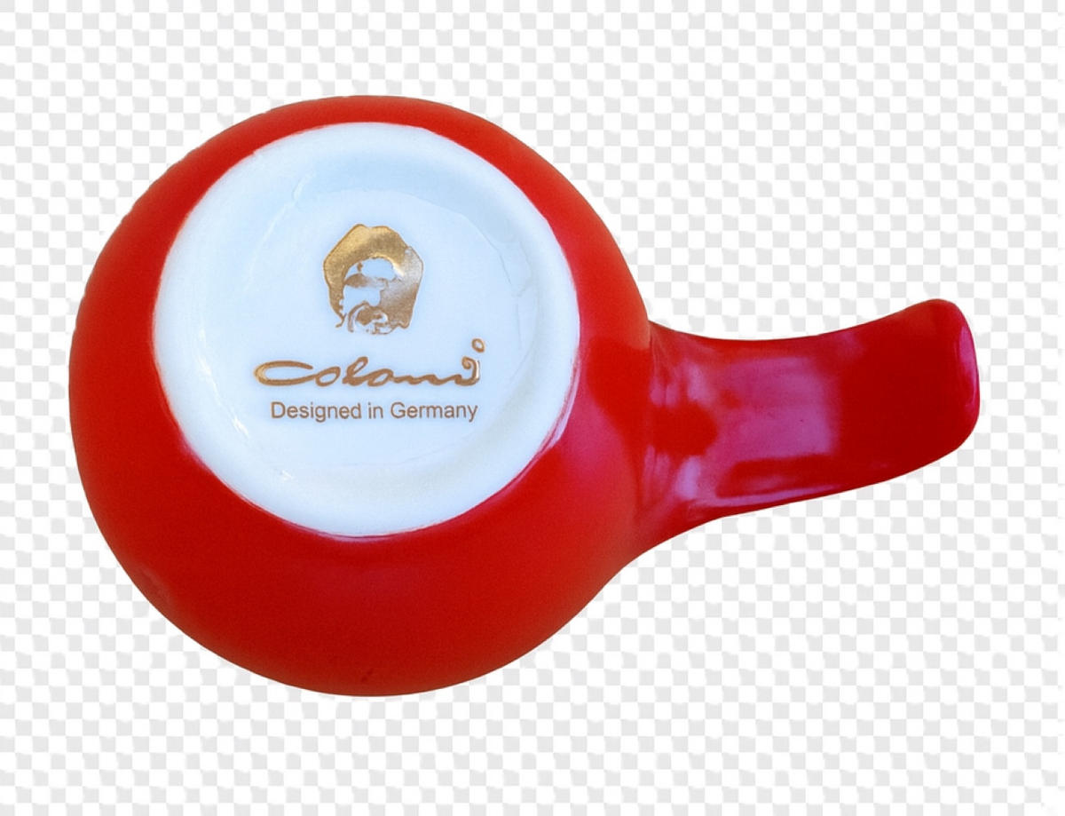 ESPRESSOTASSE Vision 2tlg „red & black“ - Weinrot, Keramik (0.06L) - Luigi Colani Porzellan