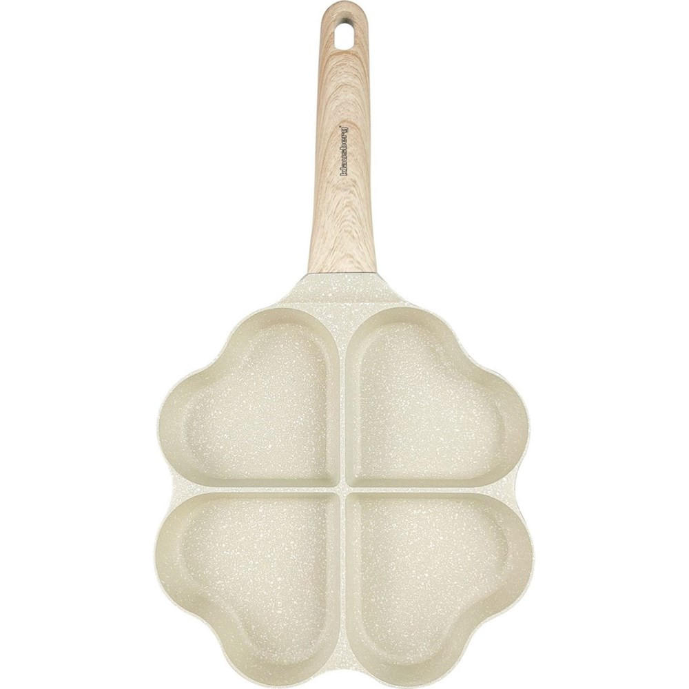 PFANNKUCHENPFANNE Beige 35.5/18.5/2.8 cm KB7819 - Beige, Metall (18.5cm) - Klausberg 