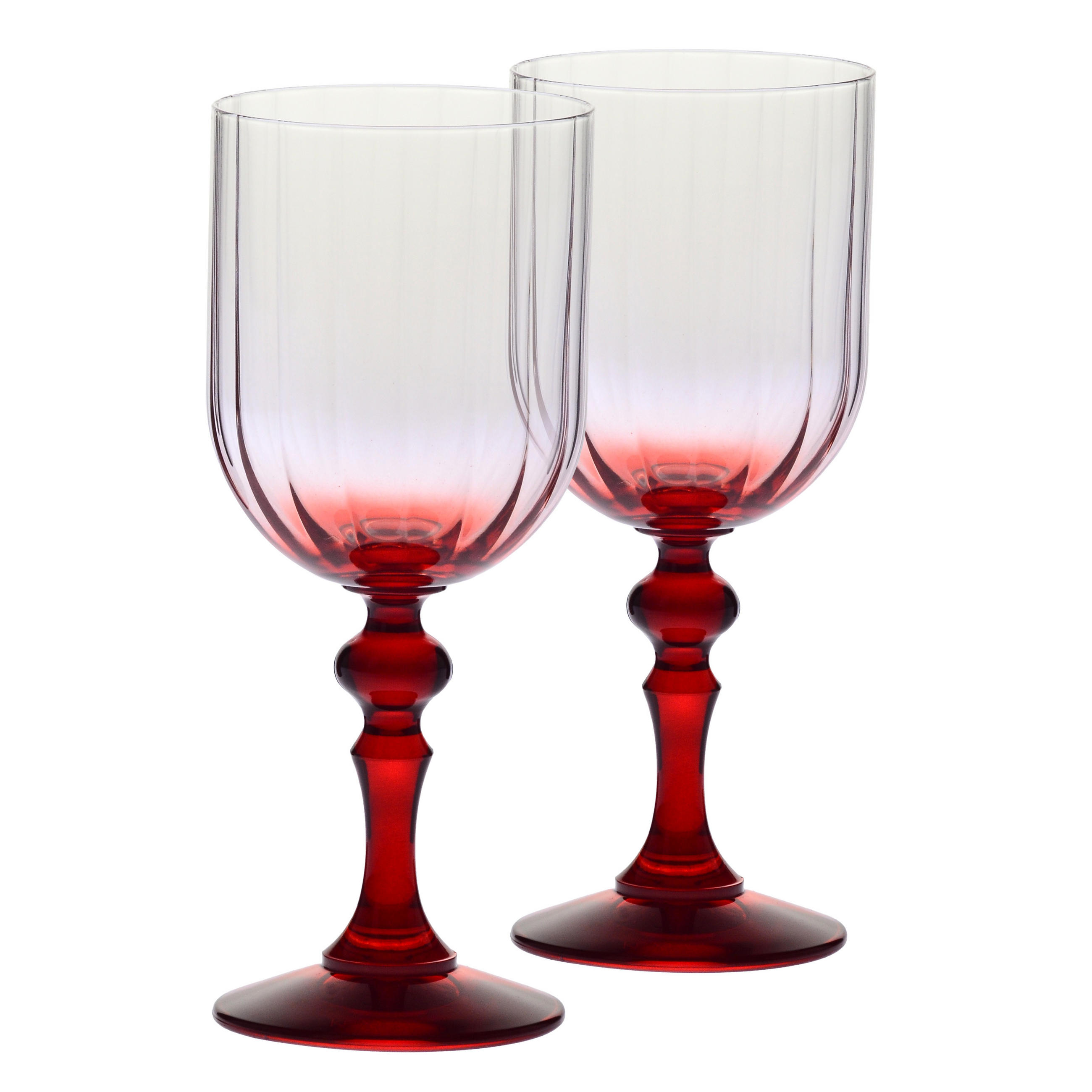 WEINGLÄSER, 2er-Set, 300 ml - Rot, Glas (0.3L) - Krosno Glass
