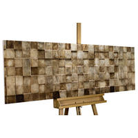 HOLZBILD Beige 144/44 cm - Beige/Braun, Holz (10/44cm) - KUNSTLOFT