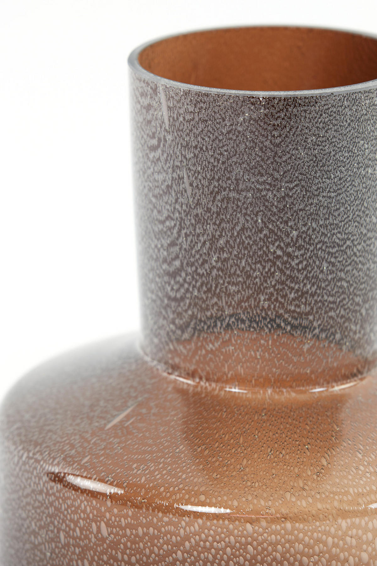 VASE Trasmos Braun Ø23,5/29,5 cm - Braun, Glas (23.5/29.5cm) - Light & Living