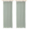 SCHLAUFENSCHAL Evi 2er Set jade - Jadegrün, Textil (135/245/245cm) - Magma Heimtexx