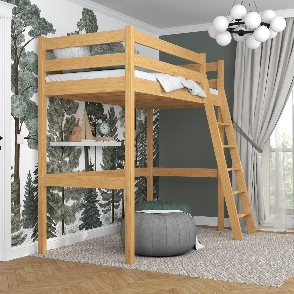 HOCHBETT N03 Naturkiefer 90/180 - Hellbraun, Naturmaterialien/Holz (90/180cm) - N-Wood