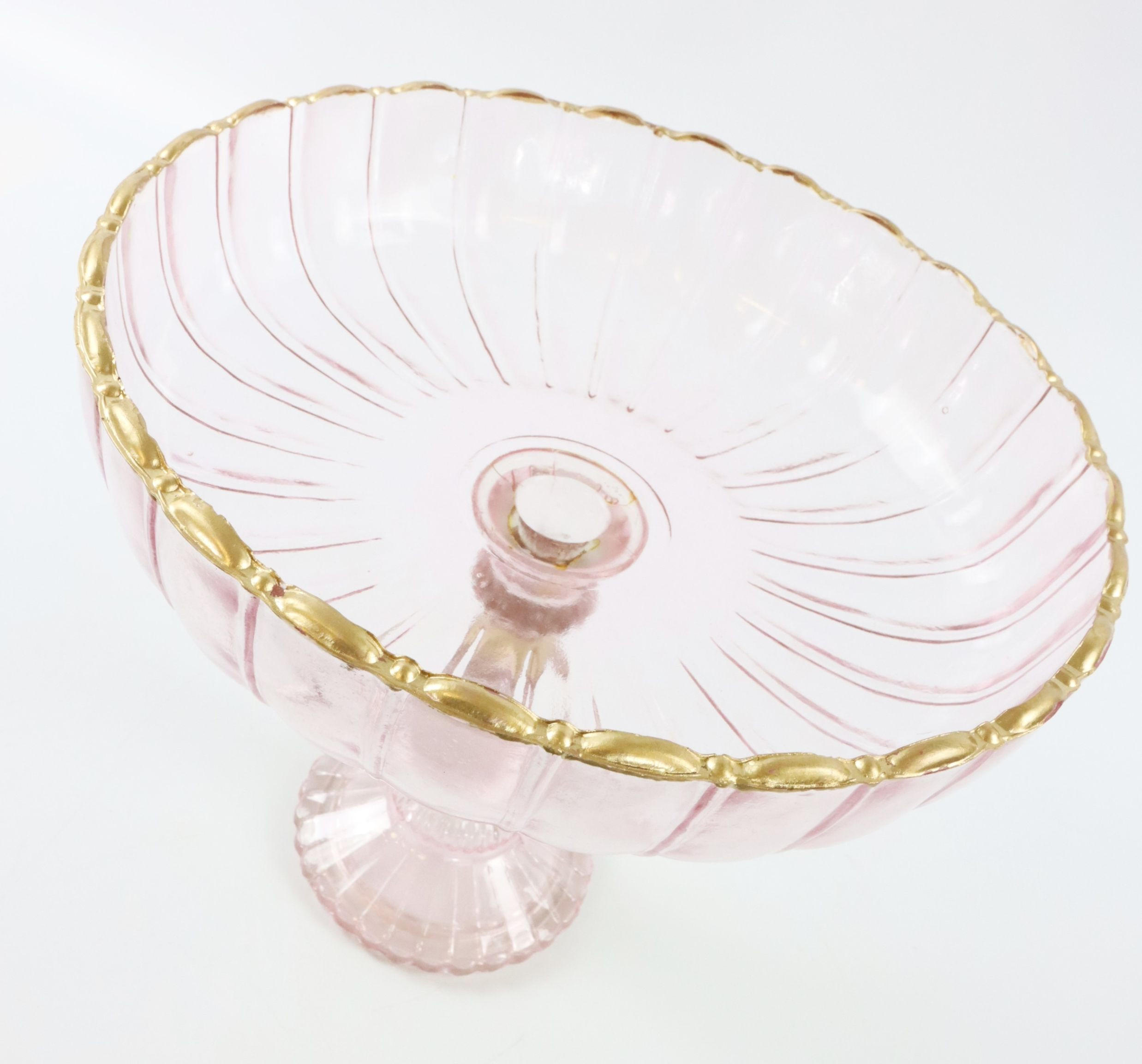 DEKOSCHALE Riviera rosa 25 cm - Rosa, Glas (25/25cm) - FURNARO