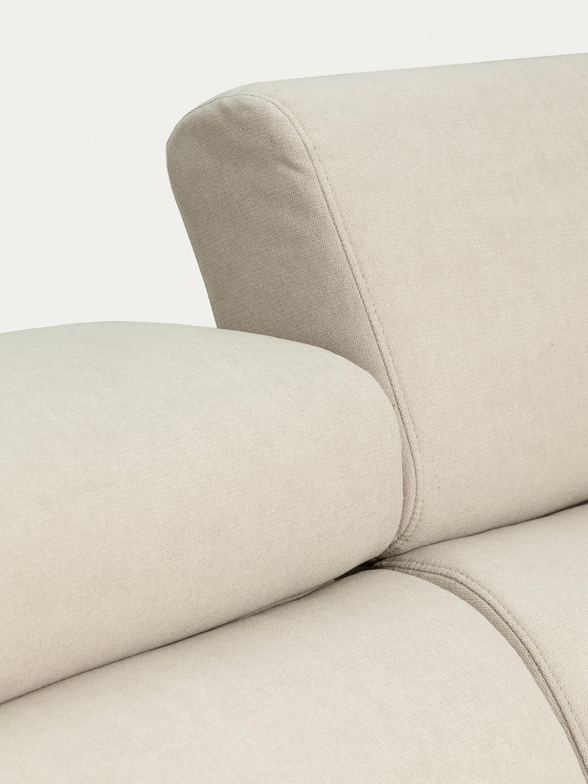 SOFA 3-SITZER Dolmen Beige 234 cm x 101 cm - Beige, Textil (234/101/104cm) - Kenay Home