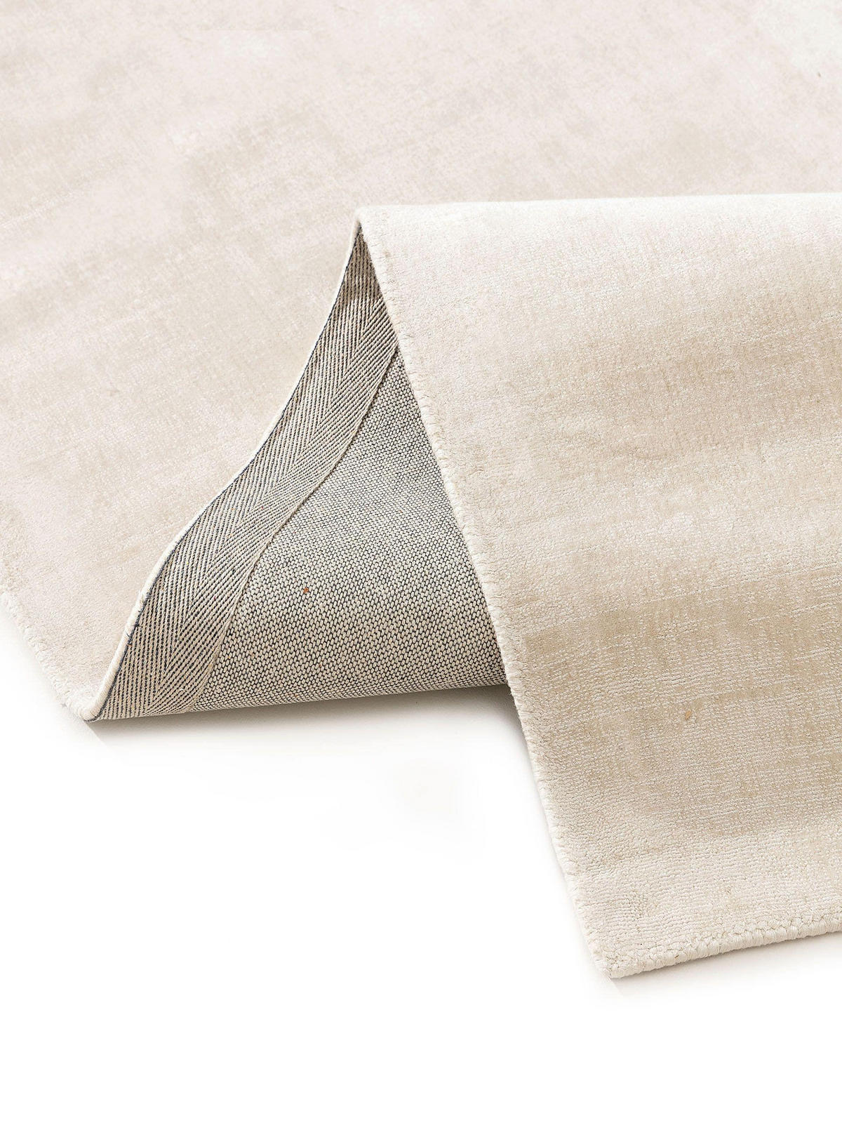 VISKOSETEPPICH Nova Cream 120x170 cm - Creme, Textil (120/170cm) - benuta Pure