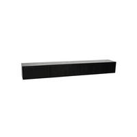 LOWBOARD Dimora Mangoholz 240 cm / 35 cm Schwarz - Schwarz, Holz (240/30/35cm) - Villa Möbel