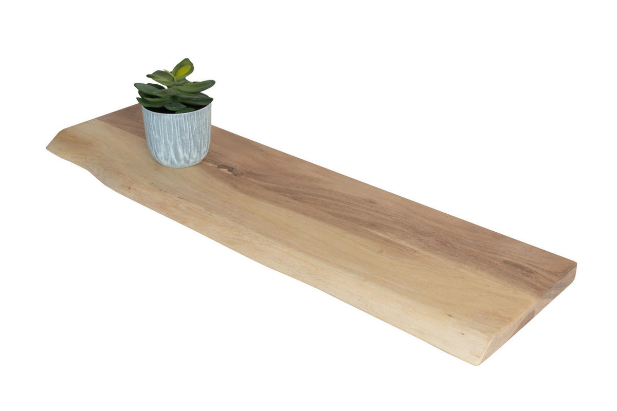 WANDREGAL AMANDA - Beige/Naturfarben, Holz (90/3/20cm) - SAM