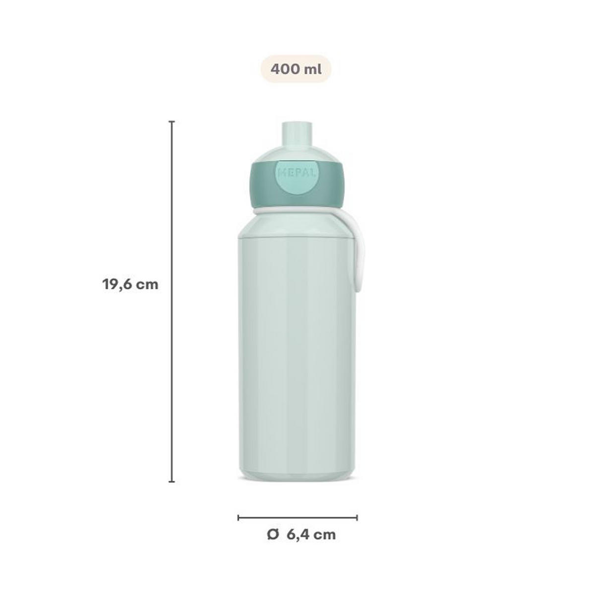 POP-UP TRINKFLASCHE Campus (2026) Hot Wheels 400 ml - Blau/Multicolor, Kunststoff (0.4L) - Mepal