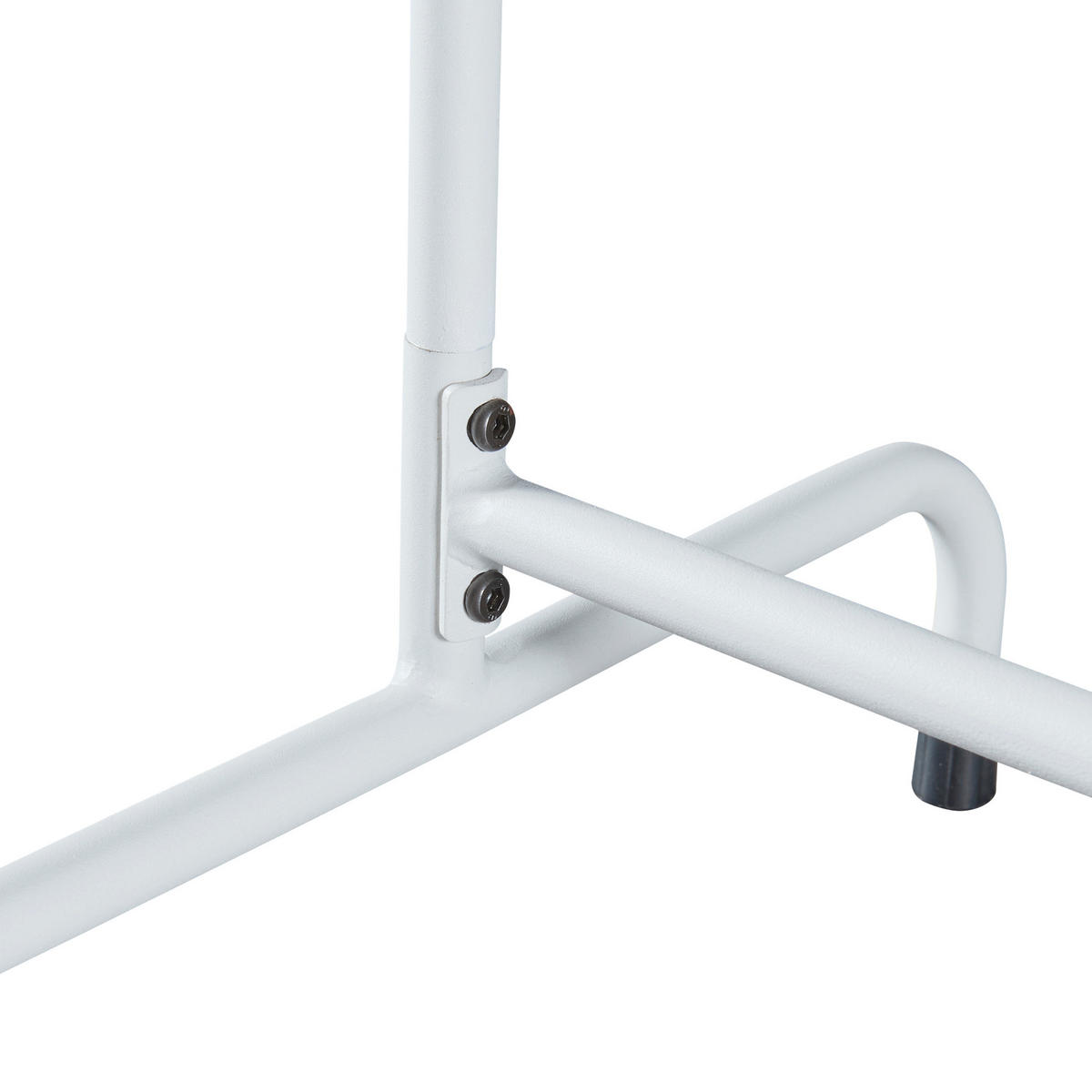 GARDEROBENSTÄNDER Haderup - Weiß, Metall (100/137/45cm) - [en.casa]