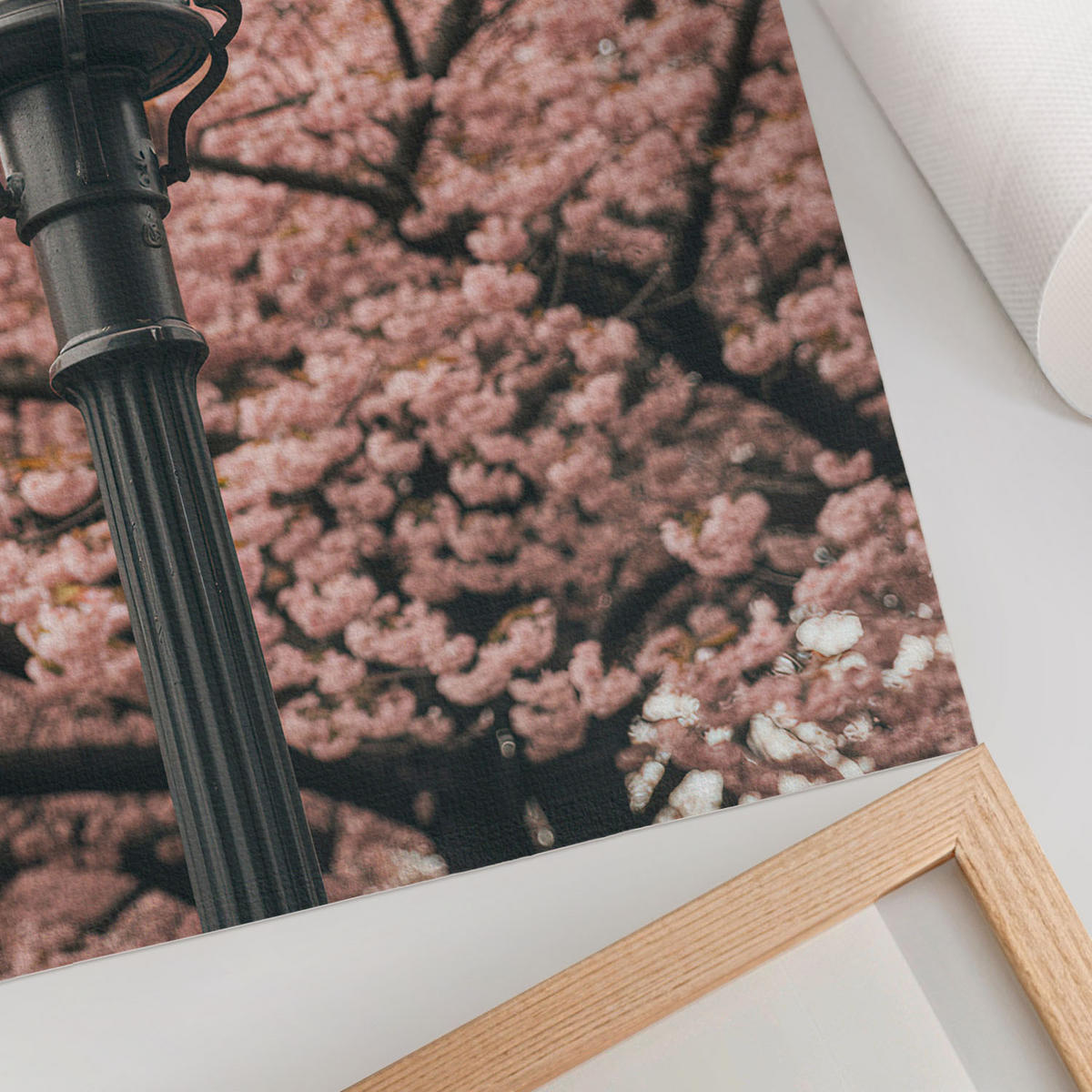 POSTER - 29x42 cm - View - Frühlingslaterne - Pink, Textil (29/42/0.1cm) - TULUP