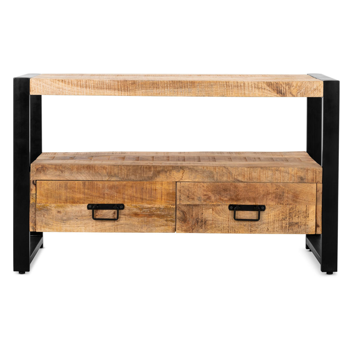 TV Board Britt Mangoholz 120 cm / 45 cm Natur - Naturfarben, Holz (120/60/45cm) - Villa Möbel