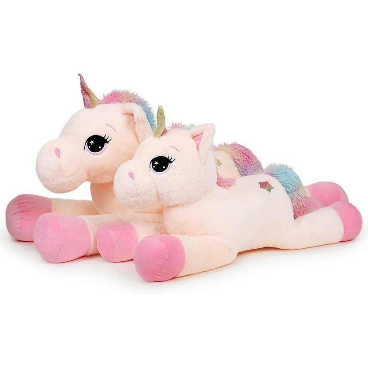PLÜSCHTIER Einhorn 110 cm - Rosa, Textil (45/110cm)