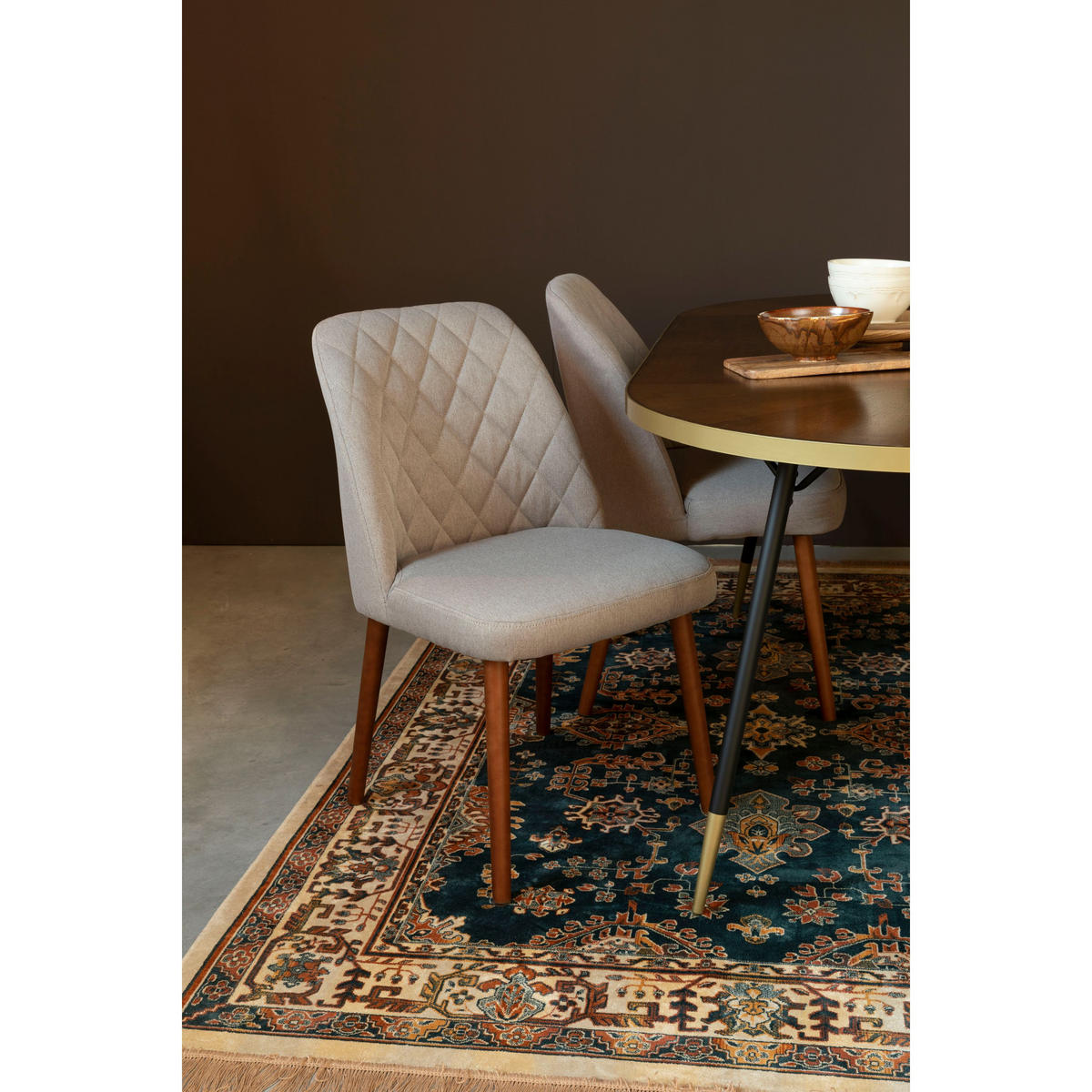 ESSZIMMERSTUHL Conway Beige - 2 er Set - Beige, Textil (48/85/56cm) - Housecraft Living