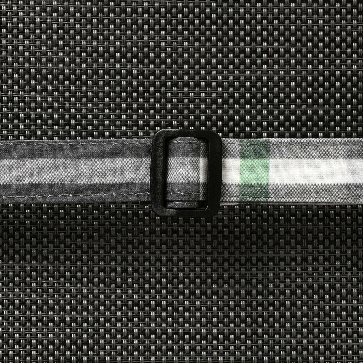 HOCHLEHNERAUFLAGE Sunny MK 120/50/6cm Mintgrün-Kariert - Mintgrün, Textil (50/6/120cm) - Beautissu 