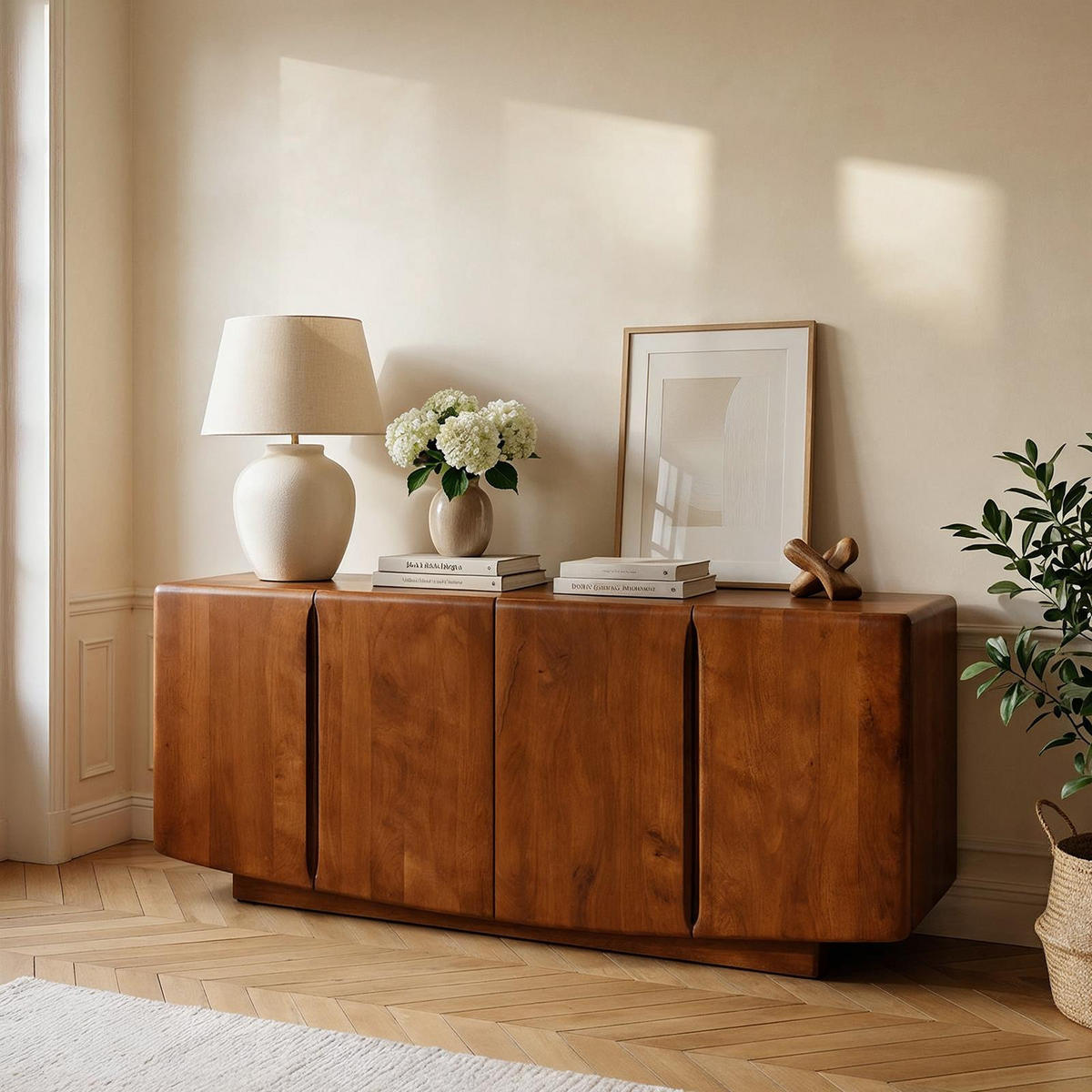 SIDEBOARD COLENSO dunkelbraun - Dunkelbraun, Holz (180/75/50cm) - IDIMEX