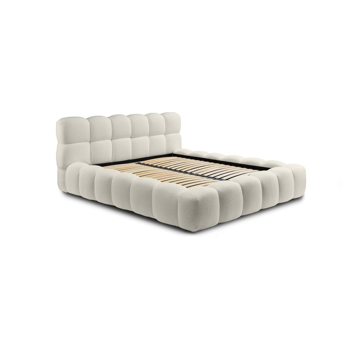 POLSTERBETT Bizu Lattenrost 180x200 Beige - Beige, Holzwerkstoff (180/200cm) - Compleo24