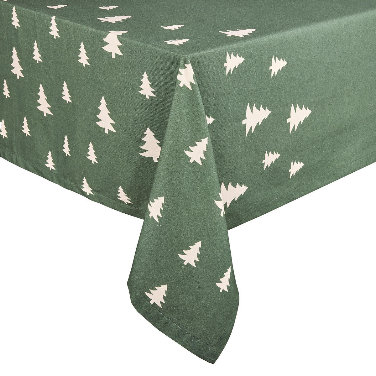 TISCHDECKE Trees - Grün, Textil (160/300cm) - BUTLERS