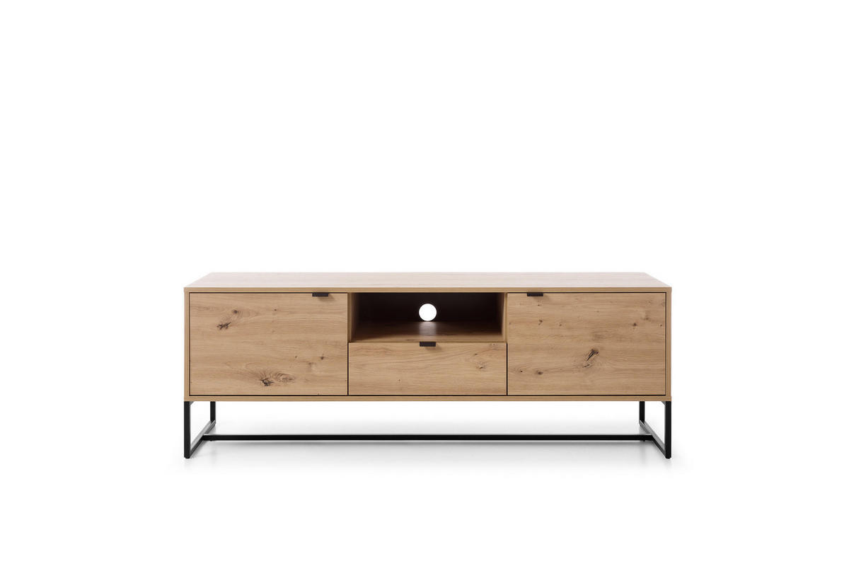 TV-LOWBOARD BEIGE - Beige, Holzwerkstoff (153/54/39cm) - FURNLUX