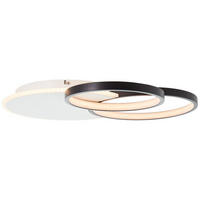 DECKENLEUCHTE Davida G99386/75 - Schwarz, Metall (55/55/7.5cm) - Brilliant