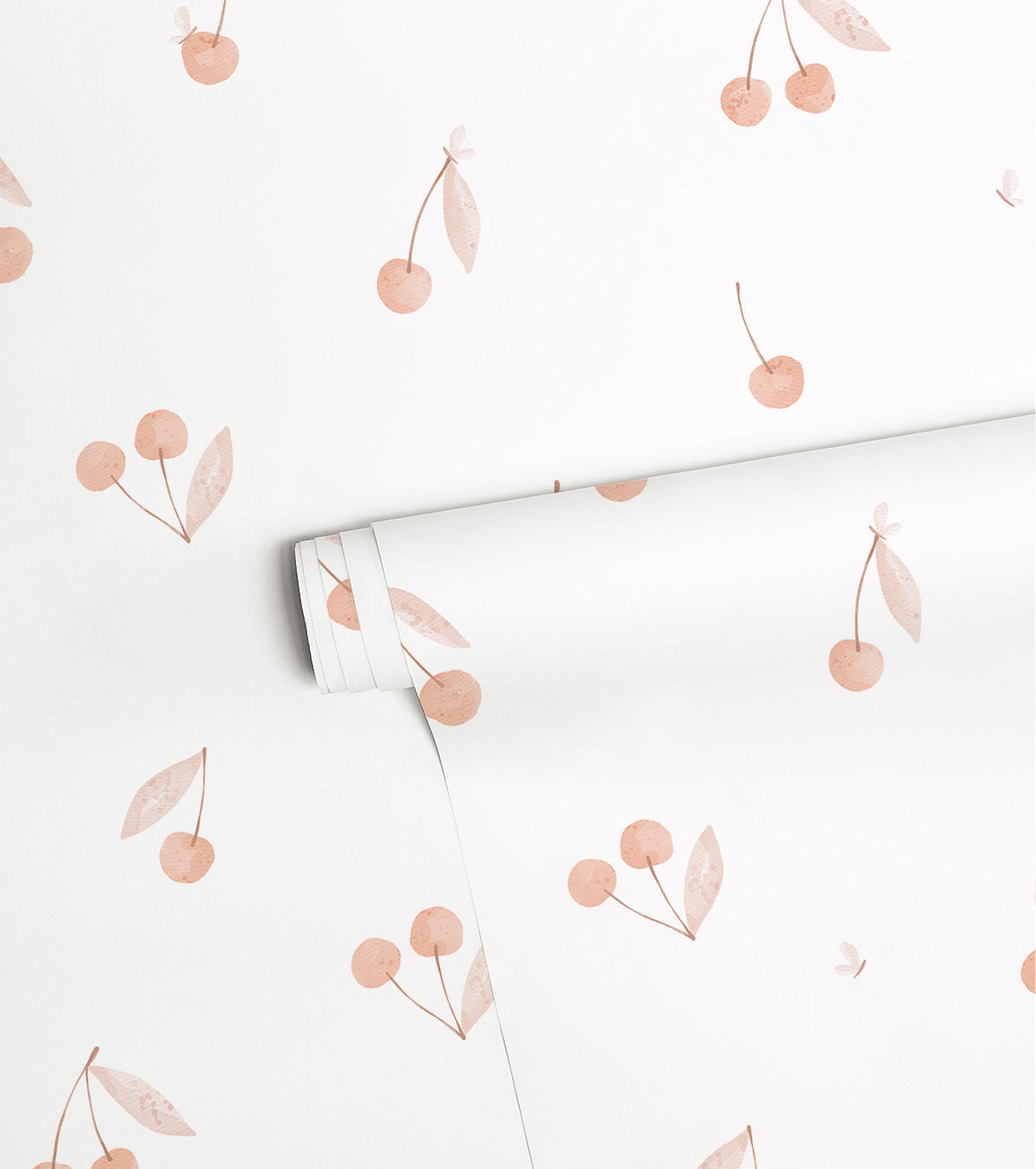 VLIESTAPETE Cherry, Kirschen love 50 cm x 10 m, rosa - Pink/Rosa, Papier (1000/50cm) - Lilipinso