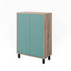 MIDISCHRANK Agasta Mintgrün 56.2 x 83.2 cm - Mintgrün, Holzwerkstoff (56.2/83.2/28cm) - Vicco