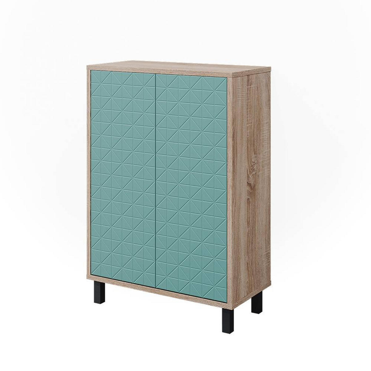 MIDISCHRANK Agasta Mintgrün 56.2 x 83.2 cm - Mintgrün, Holzwerkstoff (56.2/83.2/28cm) - Vicco