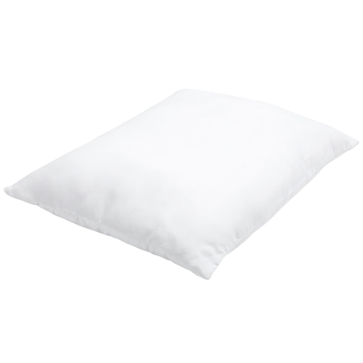 KOPFKISSEN 2er-Set Weiß 50/60 cm Errigal - Weiß, Textil (60/50cm) - Beliani