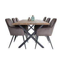 TISCHGRUPPE Violet - Violett, Holzwerkstoff (95/76/200cm) - ebuy24