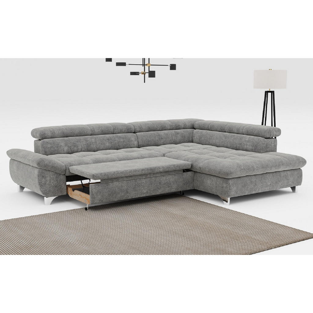 Thumbnail - Cotta Ecksofa, Grau, Textil, 4-Sitzer, Ottomane rechts,L-Form, 312x234 cm, Wohnzimmer, Sofas & Couches, Wohnlandschaften...