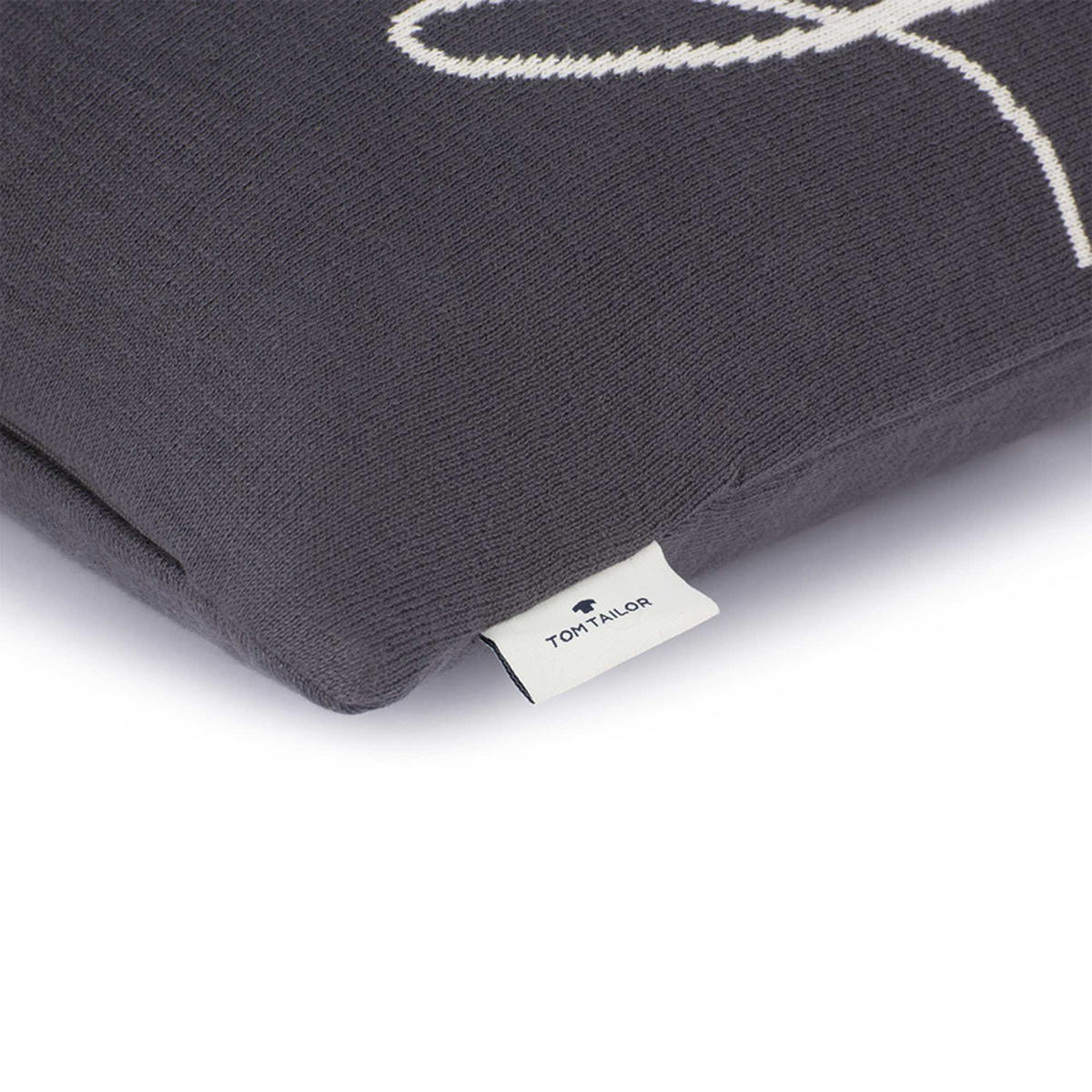 ZIERKISSENHÜLLE WEIHNACHTSKISSEN - Edelstahlfarben, Textil (40/40cm) - Tom Tailor