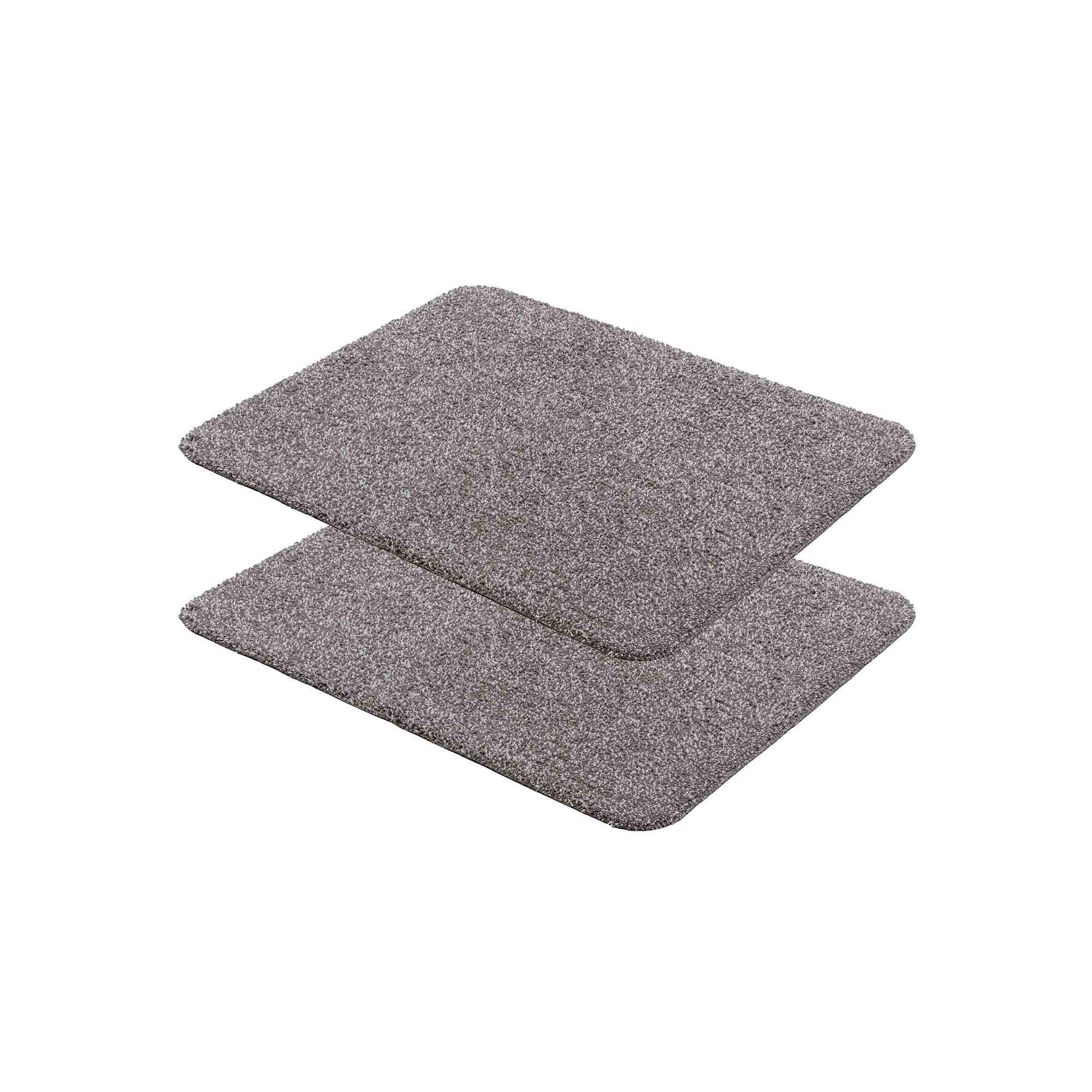 FUSSMATTE WASCHBAR ENTRA 2ER SET - Grau, Textil (60/75cm) - Astra