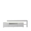 TV-LOWBOARD Weiß mit LED Beleuchtung Hochglanz 9048 - Weiß, Holzwerkstoff (192/53/37cm) - moebel17