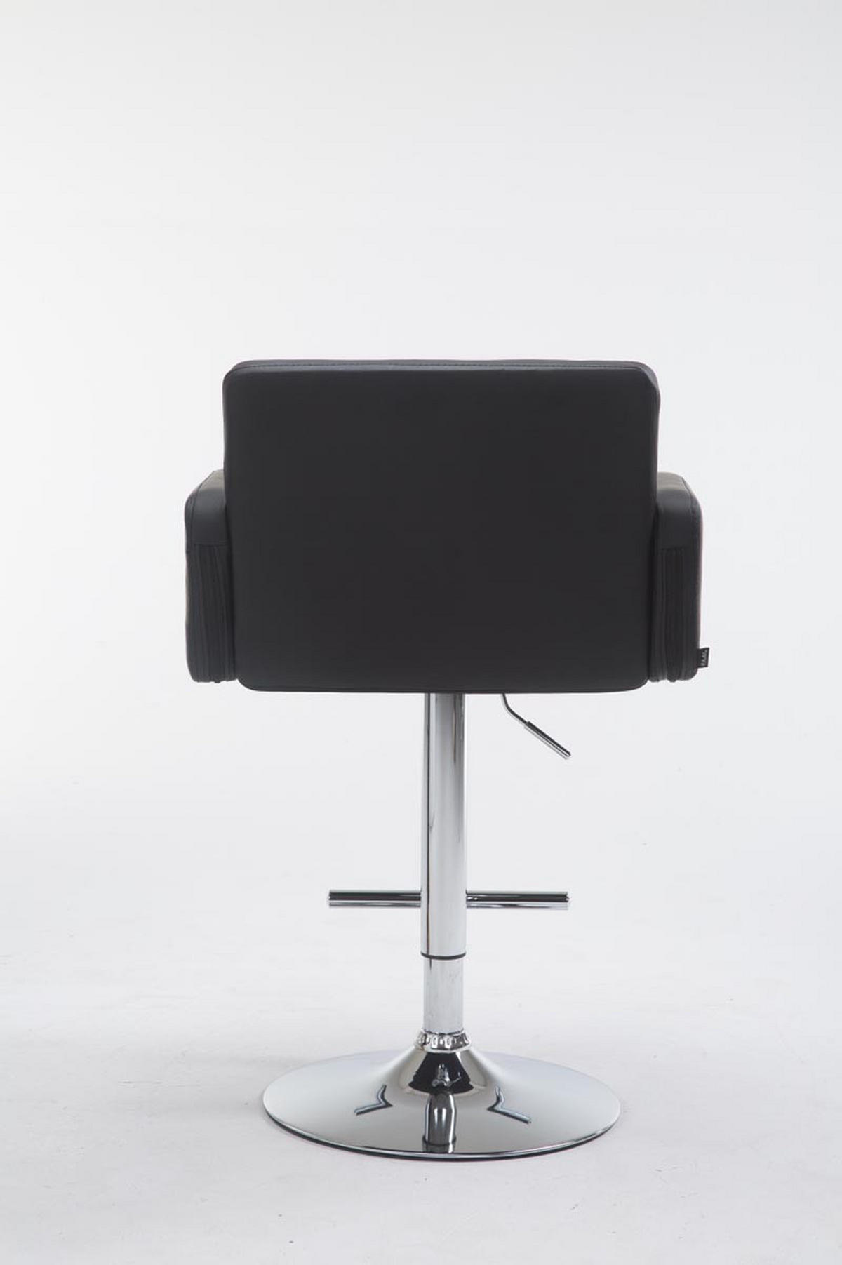 BARHOCKER Los Angeles 93x60x56 cm schwarz - Schwarz, Leder (60/93/56cm) - furnicato