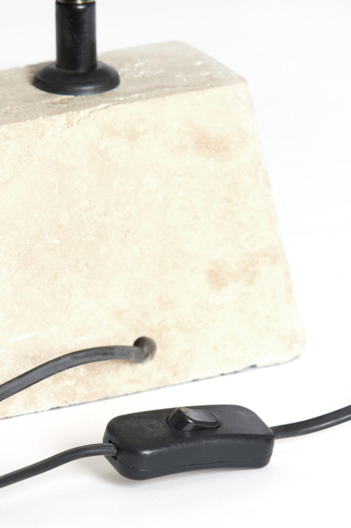 LAMPENFUSS Kardan Braun 16/10/21 cm - Braun, Stein (16/10/21cm) - Light & Living