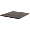 TISCHPLATTE quadratischer 60 cm, Dunkelholz - Eichefarben/Dunkelbraun, Holz/Holzwerkstoff (60/2/60cm) - Oviala