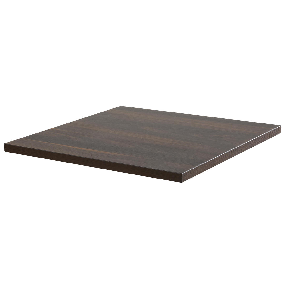 TISCHPLATTE quadratischer 60 cm, Dunkelholz - Eichefarben/Dunkelbraun, Holz/Holzwerkstoff (60/2/60cm) - Oviala