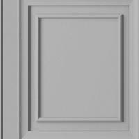 VLIESTAPETE Redbrook Wood Panel Silber | Silber | Holzpaneele | 10mx52cm - Silberfarben, Papier/Kunststoff (52/1000cm) - Graham & Brown