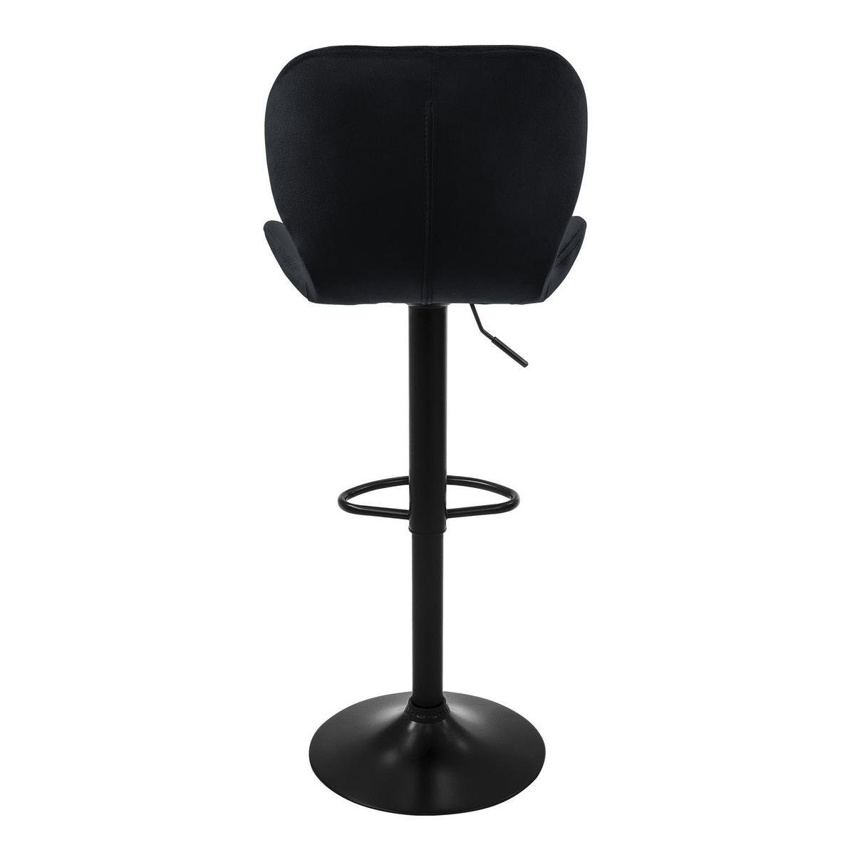 BARHOCKER 4er Set - Schwarz, Metall (47/110/41cm) - ML-DESIGN