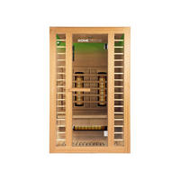 INFRAROTKABINE REDSUN DELUXE PLUS M - Braun, Holz (120/190/105cm) - Home Deluxe