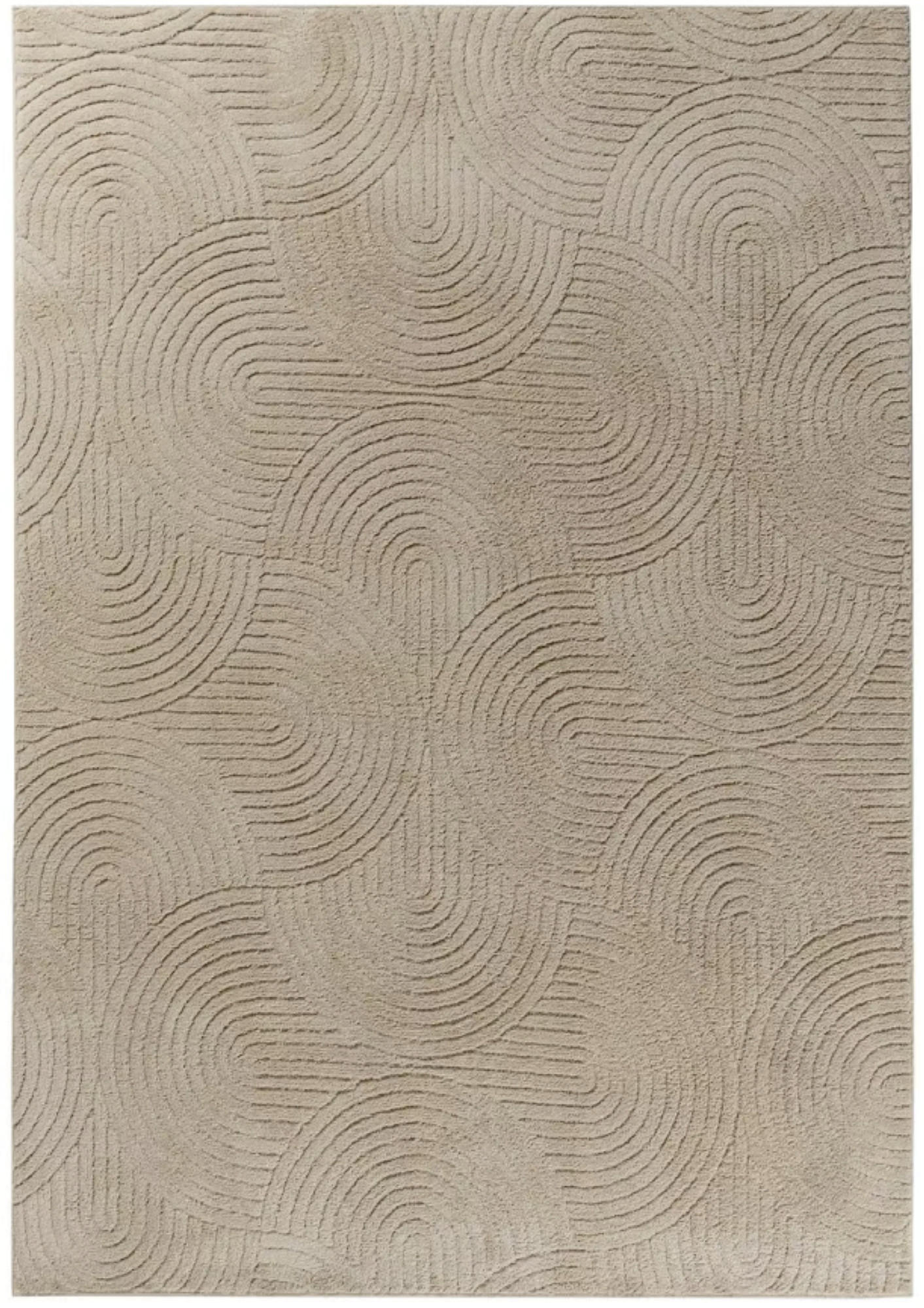 TEPPICH modern Flachgewebe ALMA Braun 160 x 230 cm - Braun, Textil (160/230cm) - Novatrend