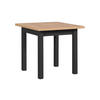 TISCH Max VIII Artisan Eiche, Klapptisch mit Schwarz Beine - Schwarz/Eiche Artisan, Holz/Holzwerkstoff (80/80/76cm) - Bettso