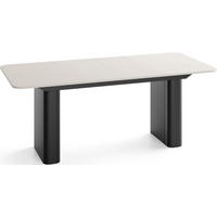 ESSTISCH Riven rechteckig ausziehbar verlängerbar mit Butterfly-Auszug, Kaschmir 200-296/90/76 cm - Kaschmir/Beige, Holzwerkstoff/Metall (90/296/76cm) - WFL GROUP