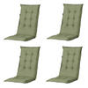 GARTENSTUHLKISSEN Basic 105/50 cm 4er-Set - Grün, Textil (50/6/105cm) - Madison