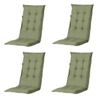 GARTENSTUHLKISSEN Basic 105/50 cm 4er-Set - Grün, Textil (50/6/105cm) - Madison