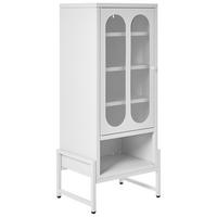 SIDEBOARD Kov Bílý Soletta - bílá, kov (47/108/35cm) - Beliani