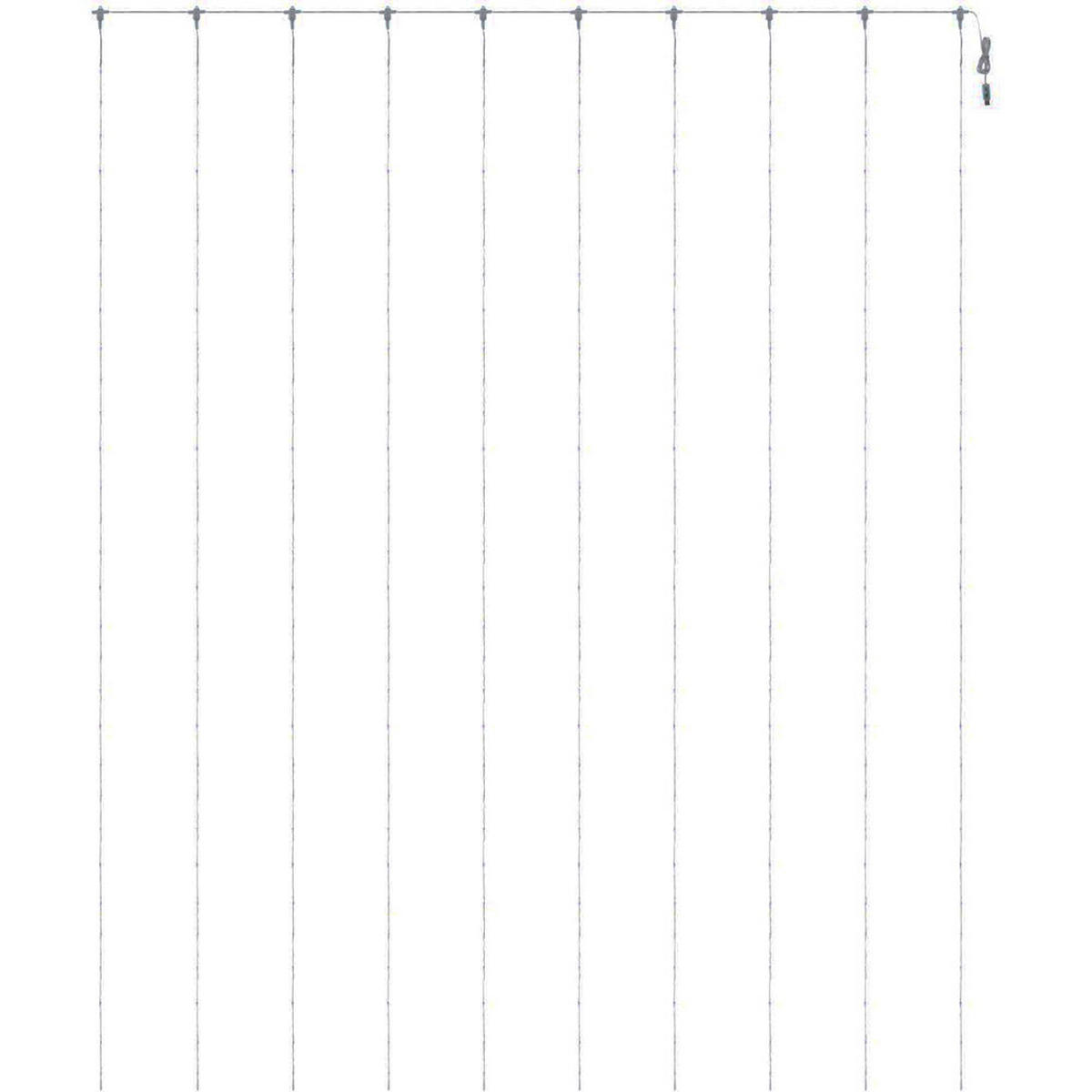LED DEKORLEUCHTE Klar Kunststoff - Klar, Metall (300/300/300cm) - Globo Lighting