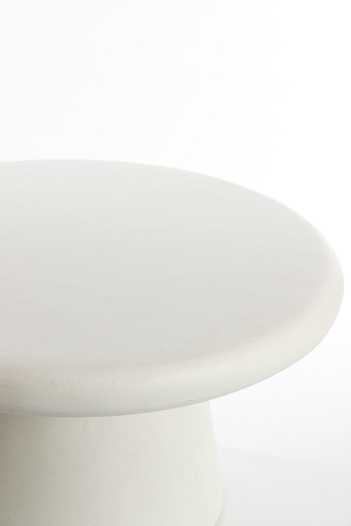 COUCHTISCH Kulona Weiß Ø70/38 cm - Weiß, Holz (70/70/38cm) - Light & Living