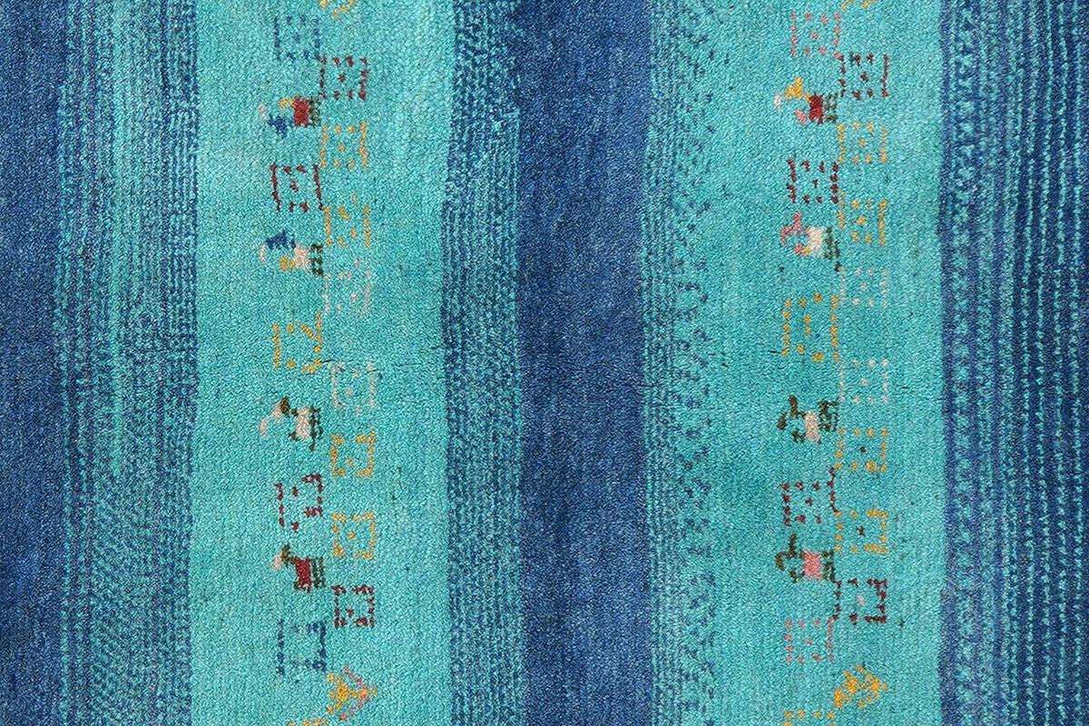 GABBEH-TEPPICH handgeknüpft Sonnat Bunt 193/154 cm Schurwolle - Multicolor, Textil (154/193cm) - Looma