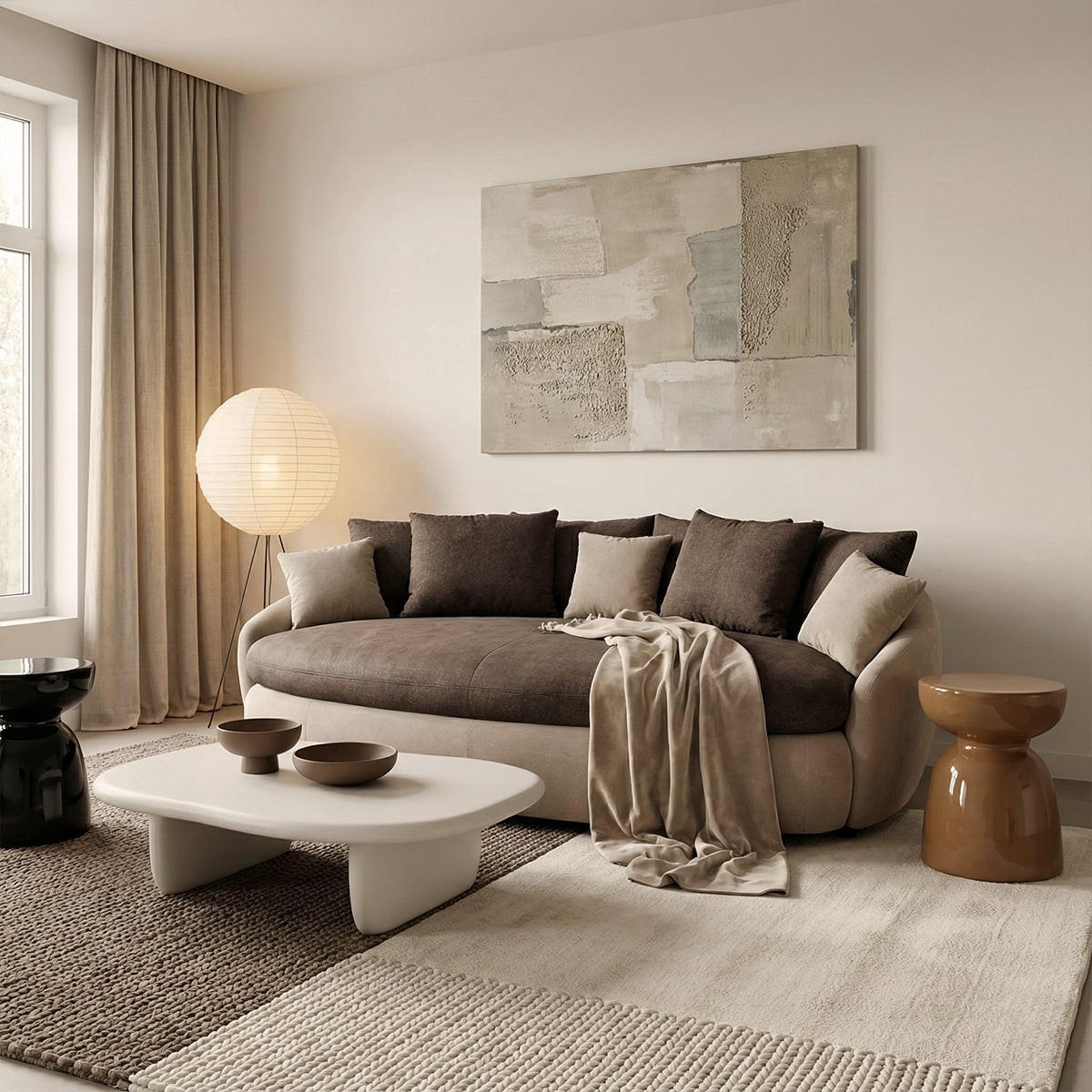 3-SITZER Zermatt - Dunkel Grau - Grau, Textil (238/80/140cm) - Pasmara